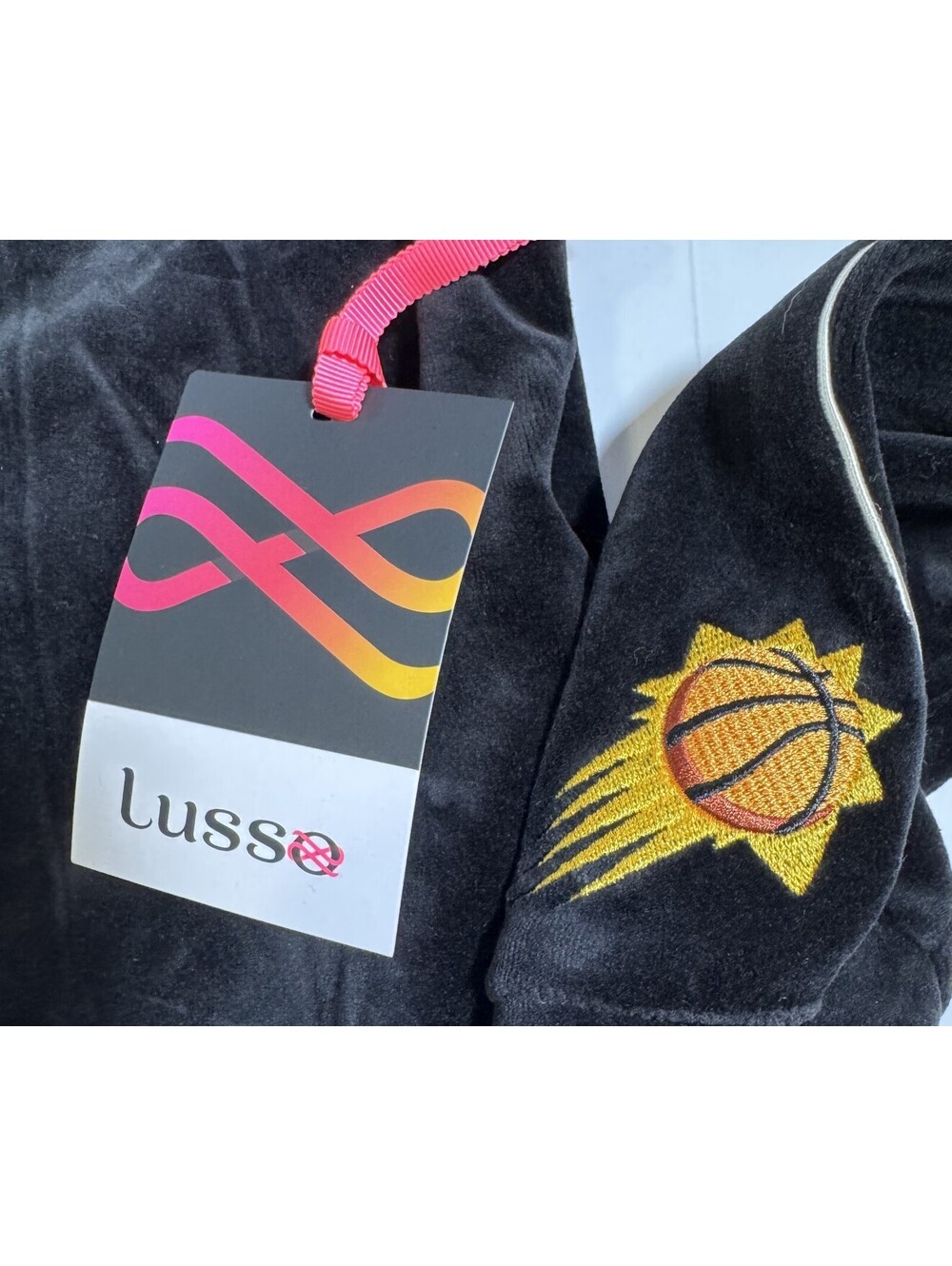 Lusso Black Phoenix Suns Nixie Colorblock Chevron Full-Zip Jacket Womens XL NWT - Picture 4 of 9